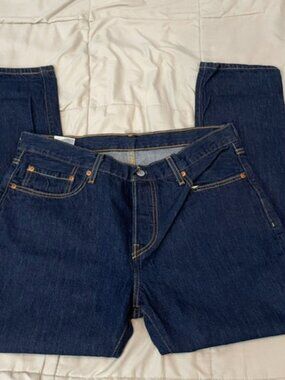 Levi's 501 CT Limited Edition Blue Jeans 30 x 32 Actual 33 x 27 Like New Denim